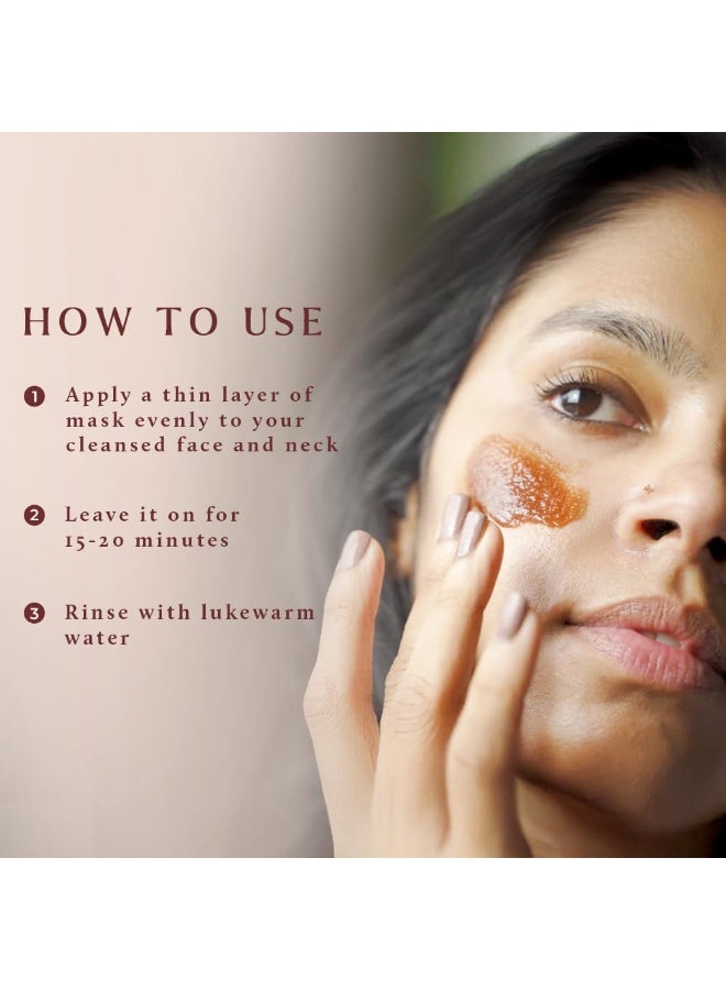 Old School Rituals Ice Apple & Fruit De-Tan Scrubbing Mask | Face Mask for Tan Removal & Glowing Skin | De-Tan Scrub for Sun Recovery & Radiance Boost | Exfoliates & Revives Skin | 50g - Image 4